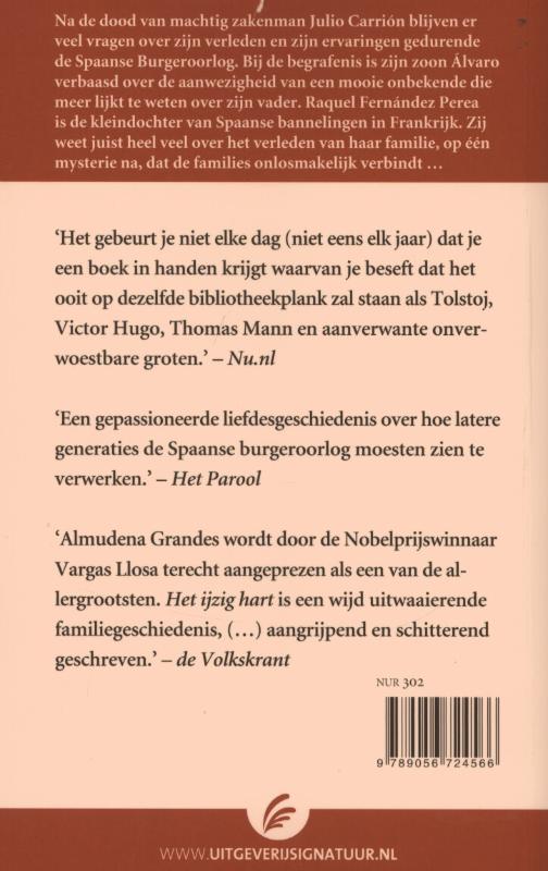 Achterkant van Het ijzig hart