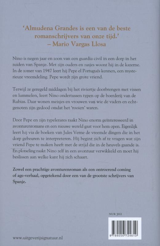 Achterkant van De vijand van mijn vader