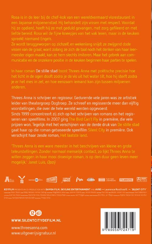 Achterkant van De stille stad