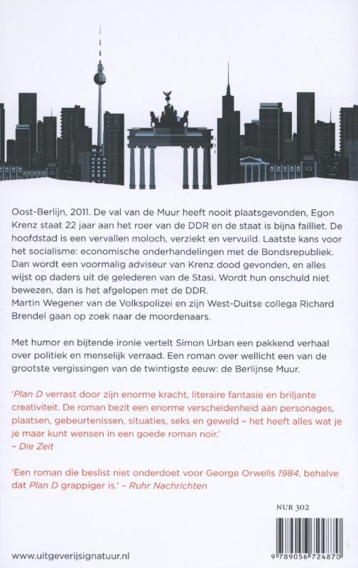 Achterkant van Plan D