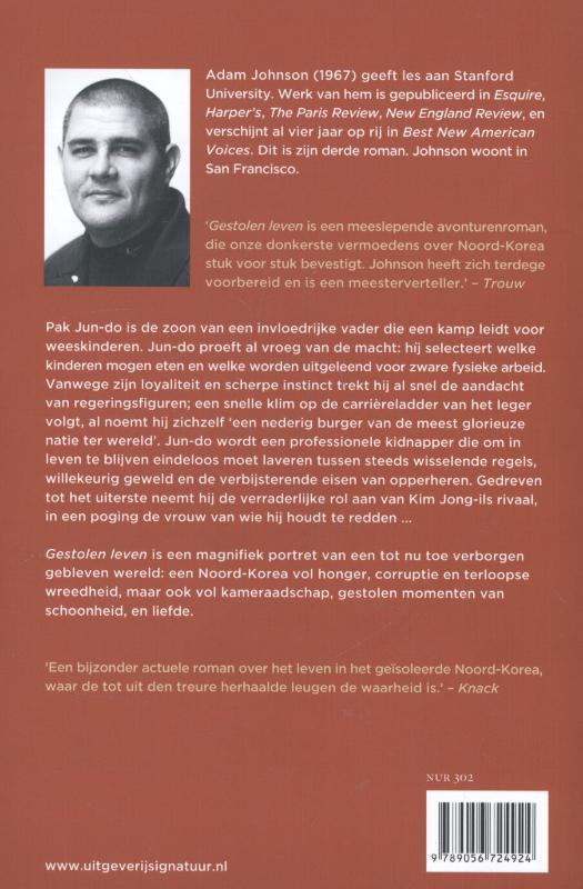 Achterkant van Gestolen leven