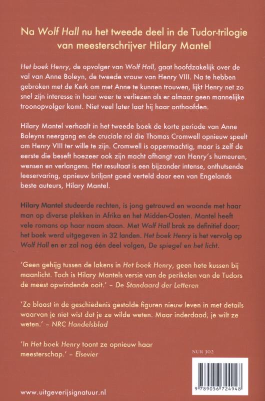 Achterkant van Het boek Henry
