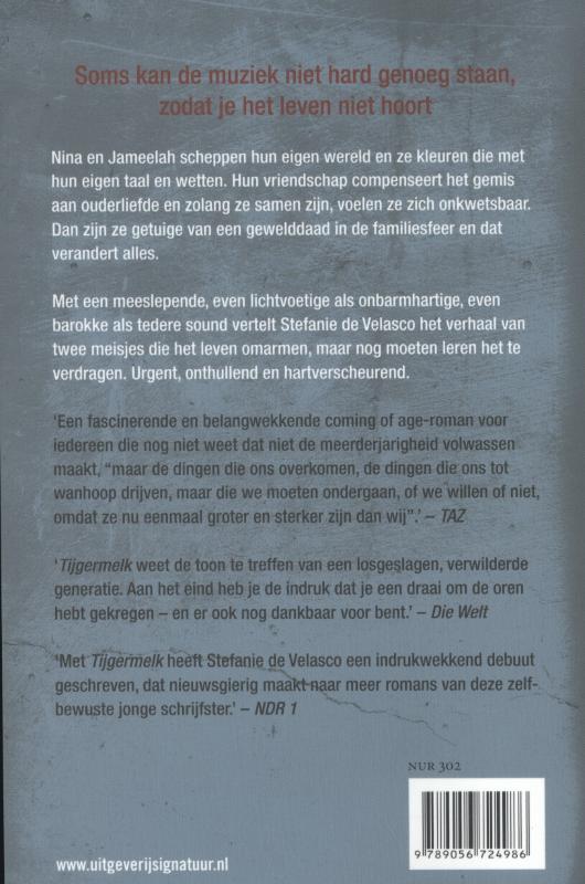 Achterkant van Tijgermelk