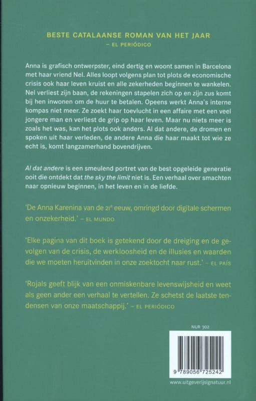 Achterkant van Al dat andere