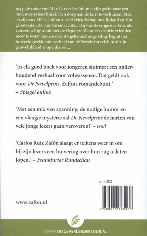 Achterkant van De nevelprins