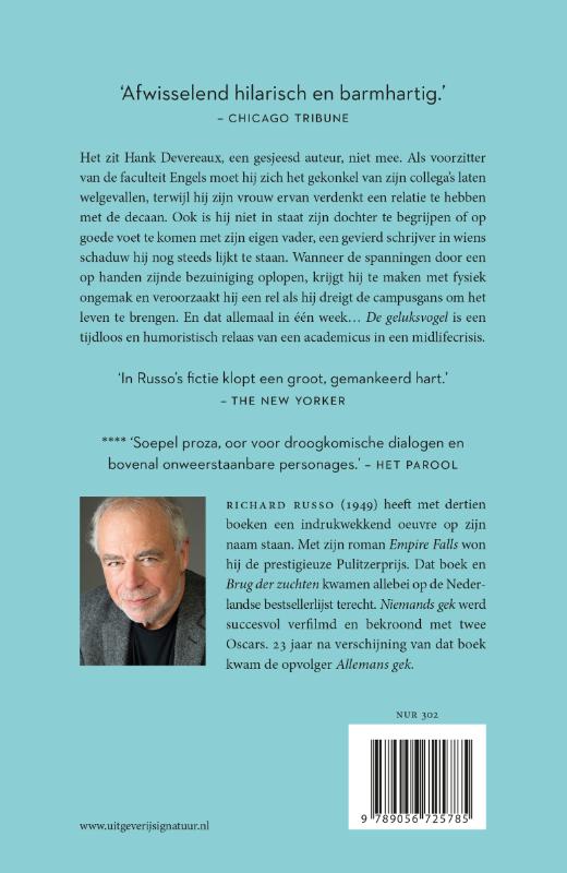 Achterkant van De geluksvogel