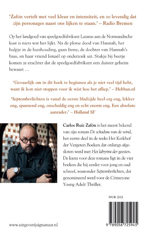 Achterkant van Septemberlichten