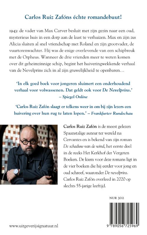 Achterkant van De Nevelprins
