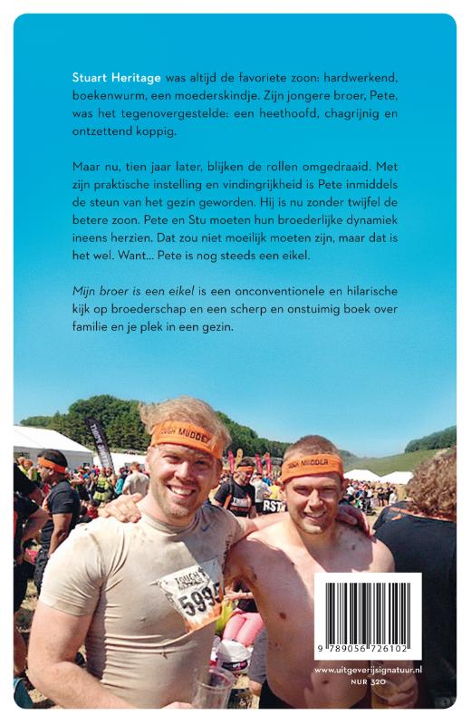 Achterkant van Mijn broer is een eikel