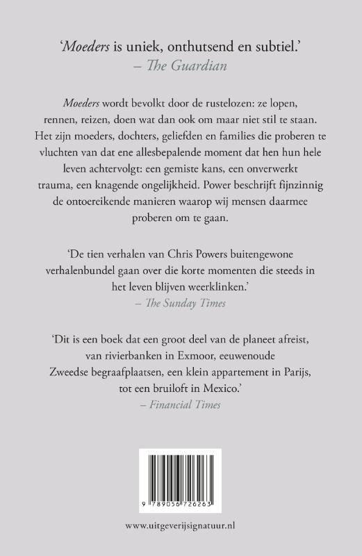 Achterkant van Moeders