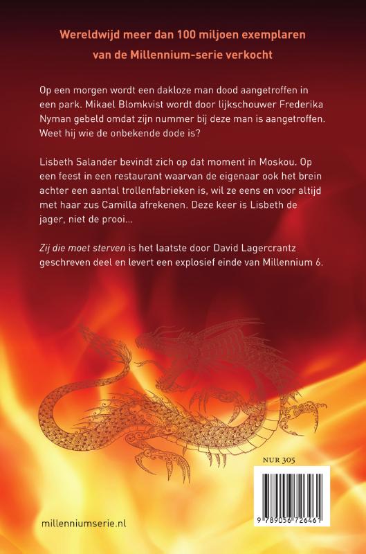 Achterkant van Zij die moet sterven