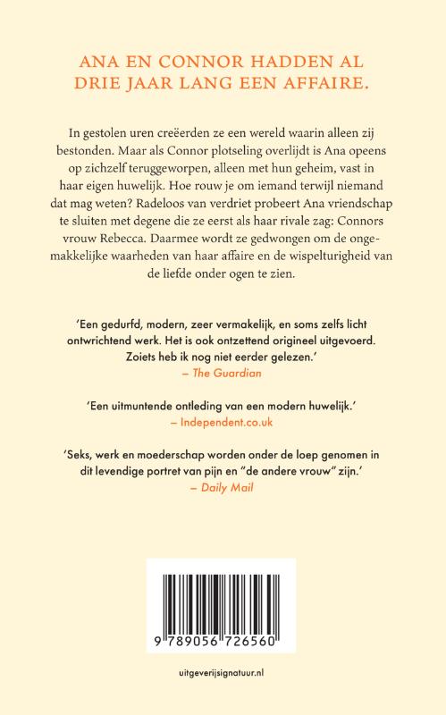Achterkant van Tussen ons