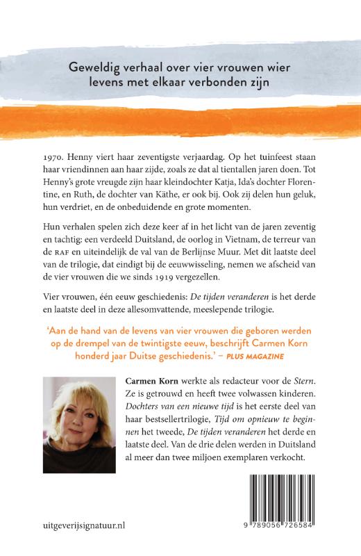 Achterkant van De tijden veranderen