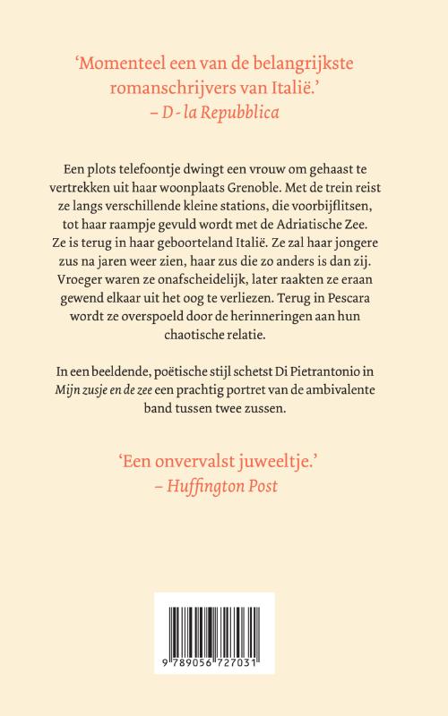 Achterkant van Mijn zusje en de zee