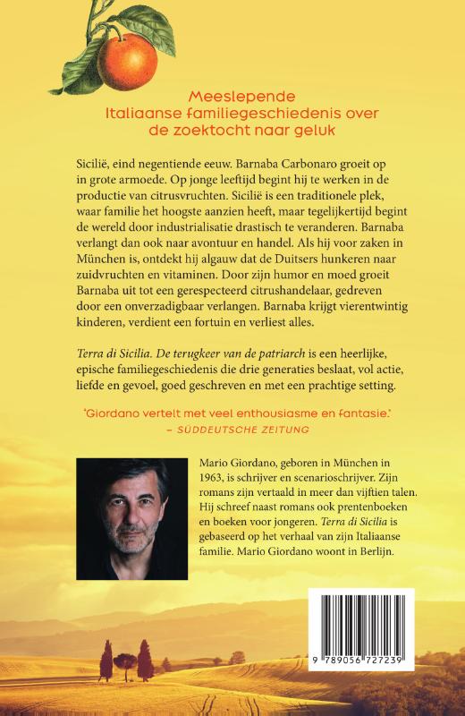Achterkant van Terra di Sicilia