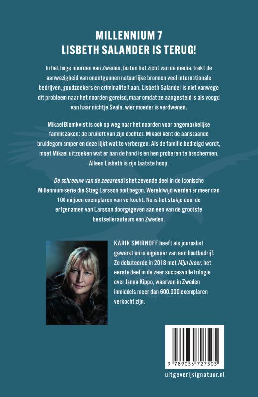 Achterkant van De schreeuw van de zeearend