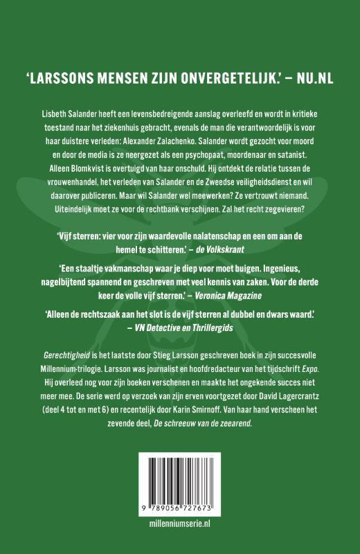 Achterkant van Gerechtigheid