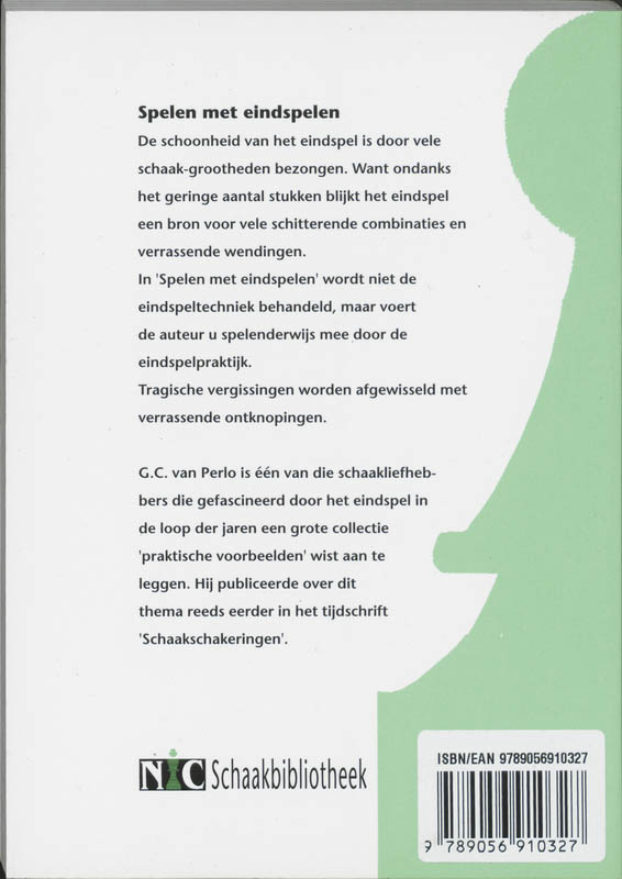 Achterkant van 4 Loper- en paardeindspelen