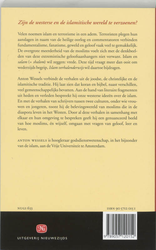 Achterkant van Islam verhalenderwijs