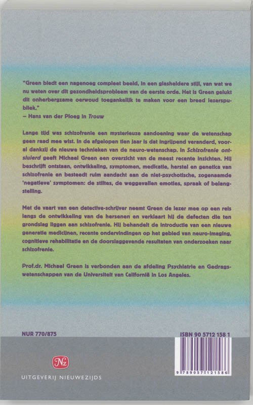 Achterkant van Schizofrenie ontsluierd