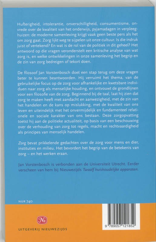 Achterkant van Zorg