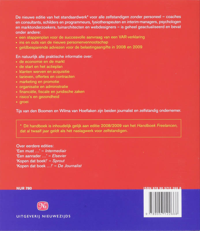 Achterkant van 2008/2009