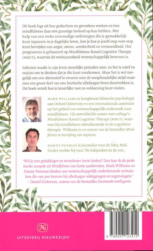 Achterkant van Mindfulness