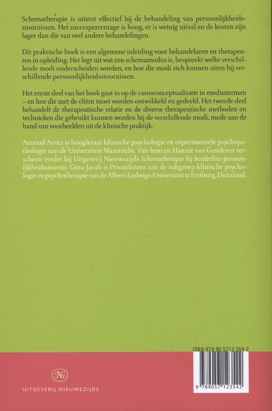 Achterkant van Schematherapie