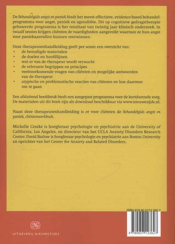 Achterkant van Therapeutenhandleiding