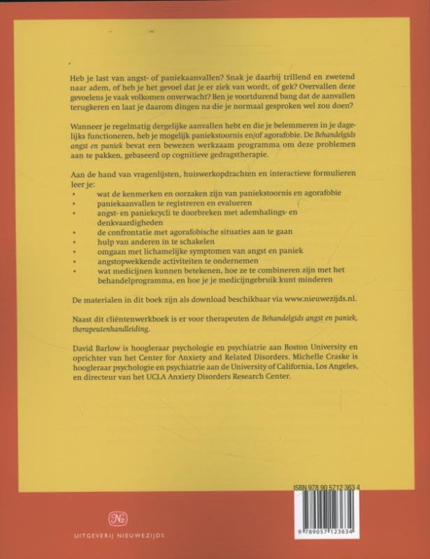 Achterkant van Clientenwerkboek