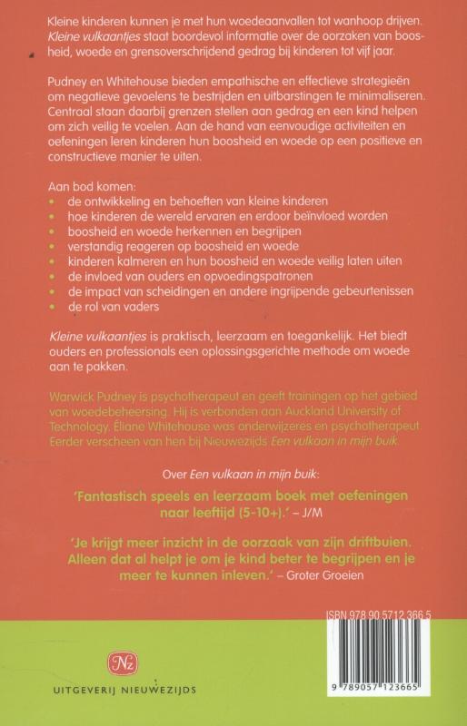 Achterkant van Kleine vulkaantjes