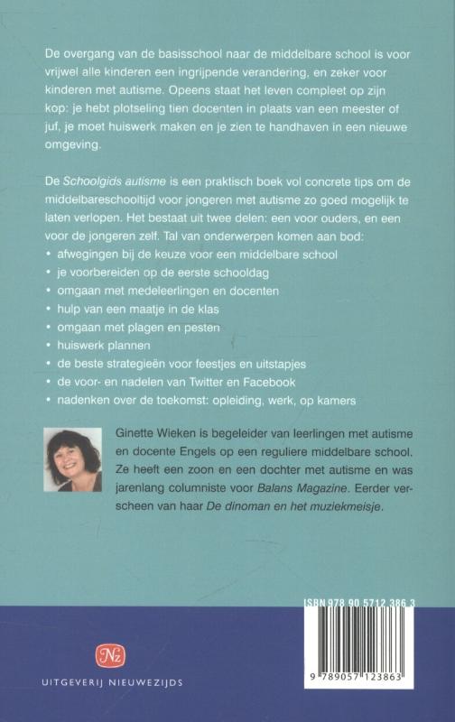 Achterkant van Schoolgids autisme