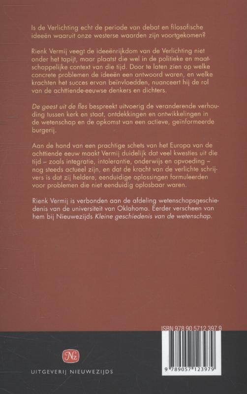 Achterkant van De geest uit de fles