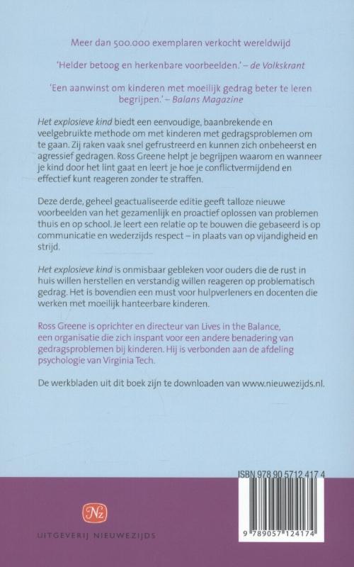 Achterkant van Het explosieve kind