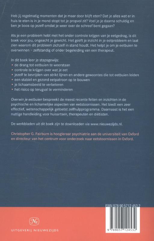 Achterkant van Overwin je eetbuien
