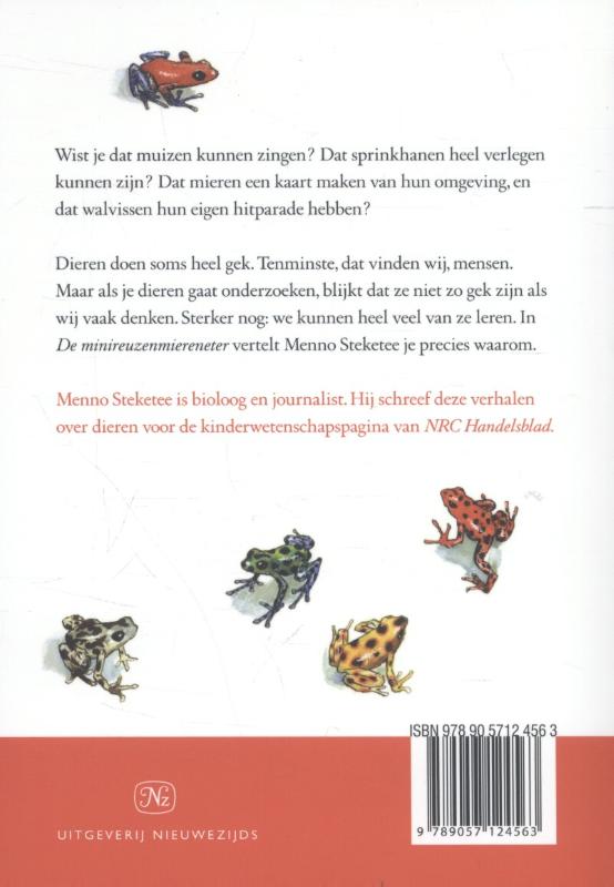 Achterkant van De minireuzenmiereneter
