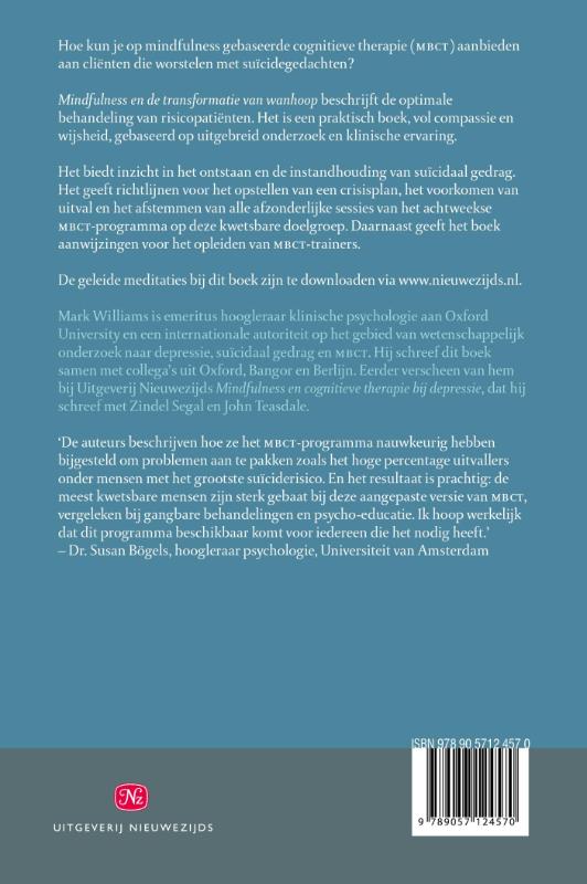 Achterkant van Mindfulness en de transformatie van wanhoop