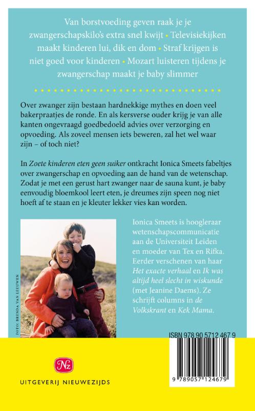 Achterkant van Zoete kinderen eten geen suiker