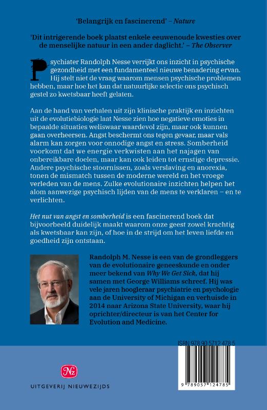 Achterkant van Het nut van angst en somberheid
