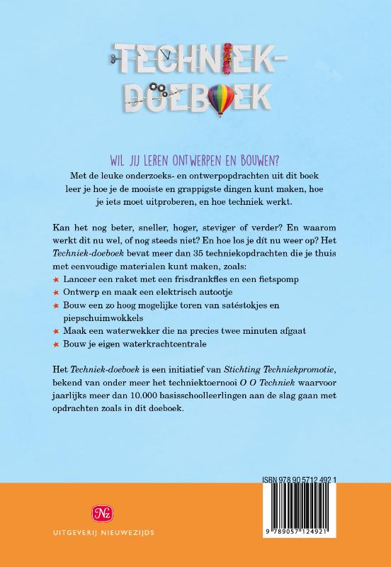 Achterkant van Techniek-doeboek