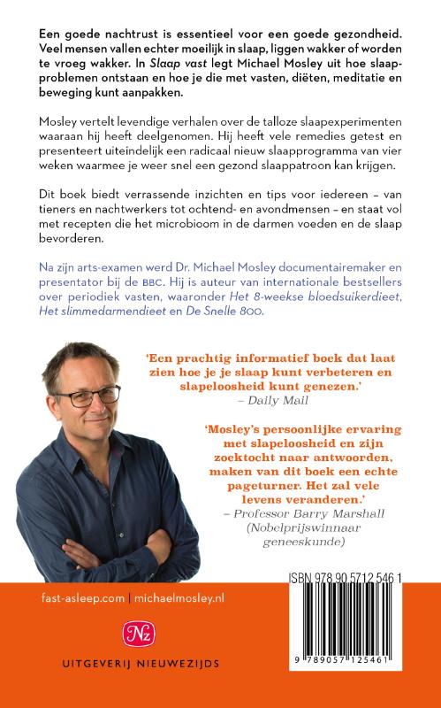 Achterkant van Slaap vast