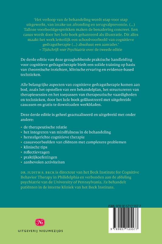 Achterkant van Cognitieve gedragstherapie