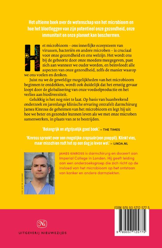 Achterkant van Het microbioom als medicijn