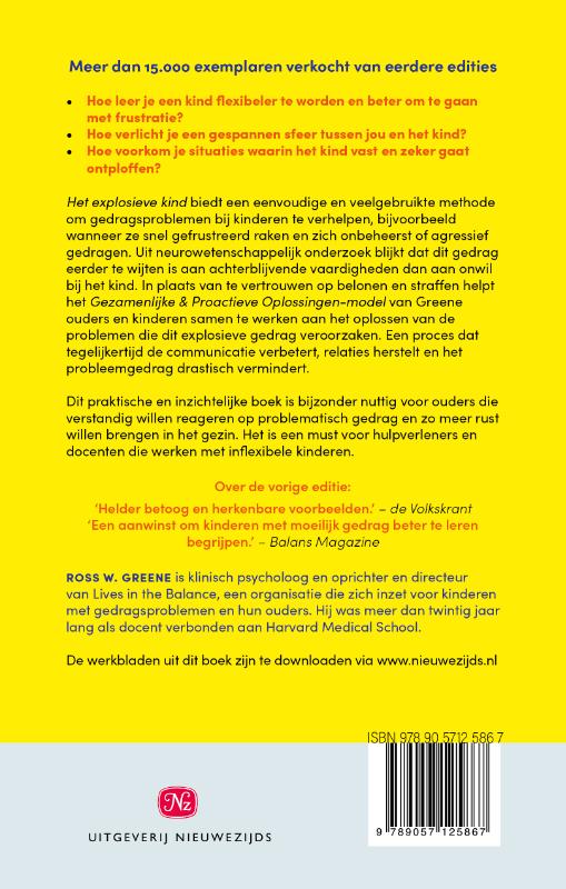 Achterkant van Het explosieve kind