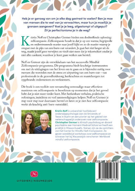 Achterkant van Mindful zelfcompassie bij burn-out