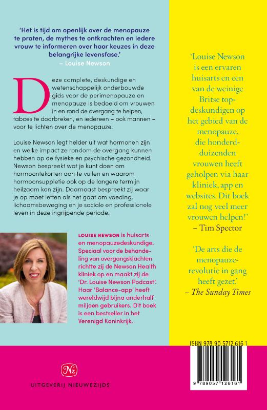 Achterkant van Perimenopauze & menopauze