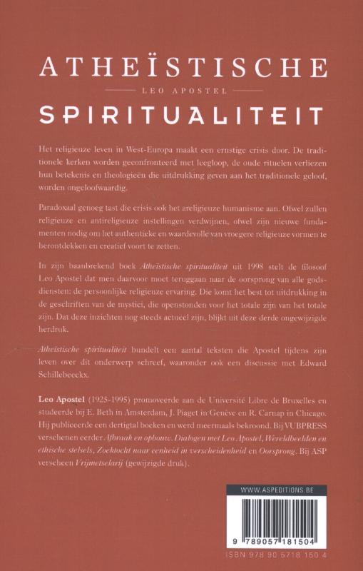 Achterkant van Atheistische spiritualiteit