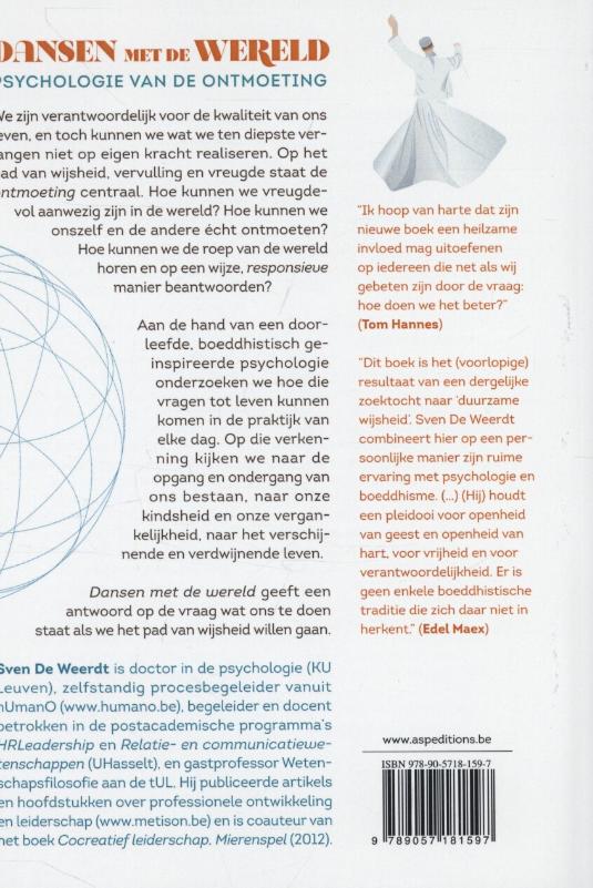 Achterkant van Dansen met de wereld