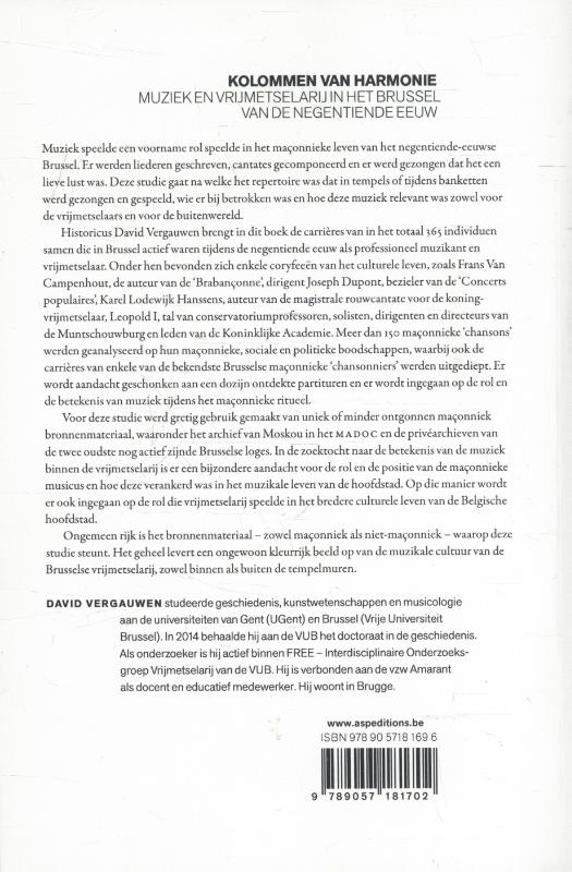 Achterkant van Kolommen van harmonie