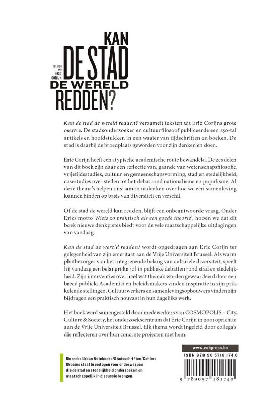 Achterkant van Kan de stad de wereld redden?